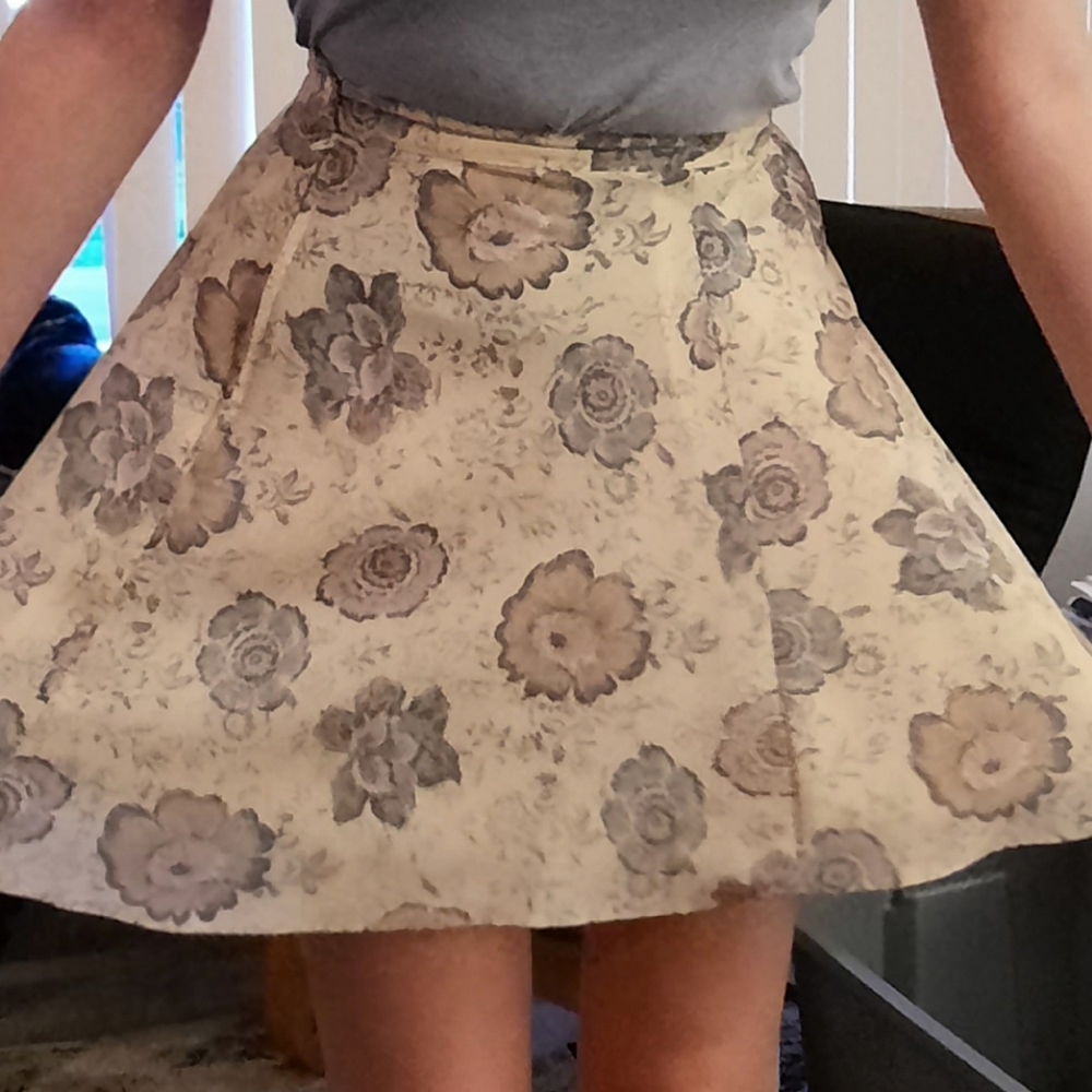 2 for $10 Floral skater skirt 6